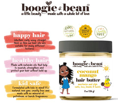Boogie and Bean pomade on hand demonstrating spreadability and gentle moisturization