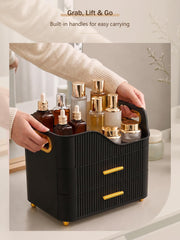 Booklov drawer removed to show portable tray and easy cleaning benefit