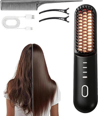 Bopanol Go Brush Pro front view showing compact cordless design and controls for quick styling
