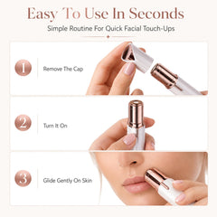 BOQXRM two replacement heads displayed for continuous grooming convenience