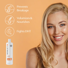 BosleyMD BosRevive saw palmetto botanical ingredient display highlighting natural DHT-blocker benefit