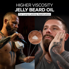 Bossman open jar top view showing glossy jelly ready for fingertip application