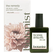 Botanist The Remedy front bottle shows polish packaging and calming nude shade