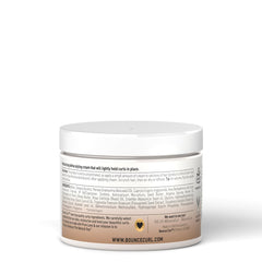 Bounce Curl cream texture closeup highlighting smooth moisturized consistency