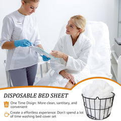 bozikey sheet draped on massage table demonstrating fit and coverage