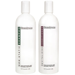 Brandywine front packaging of shampoo and conditioner, shows full set and care clarity