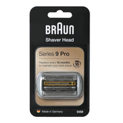 Braun 94M front view showing head and mount, ensures precise fit