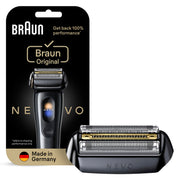 Braun NEVO front view showing replacement head for restored shaving performance