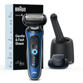 Braun Series 6 front view showing ergonomic handle and kit convenience