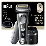 Braun Series 9 Pro front packaging showing premium kit and benefits