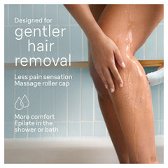 Braun Silk-épil 5 massage roller detail reducing pain sensation during epilation for comfort