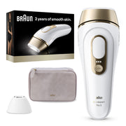 Braun Silk·expert Pro 5 front view showing sleek design and control benefits