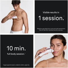 Braun Skin i‑Expert device in hand illustrating compact design and easy mobility for home use