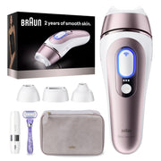 Braun Skin i‑Expert front view showing sleek device and ergonomic handle for comfortable treatments
