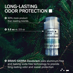 Bravo Sierra close-up of stick texture demonstrating smooth, clear glide
