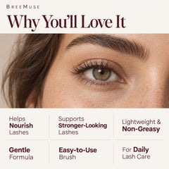BreeMuse precision applicator close-up for accurate lash application