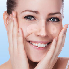 breiboz applied on nose in daily routine demonstrating discrete coverage
