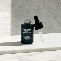 Brickell close-up of dropper and serum texture highlighting lightweight hydration