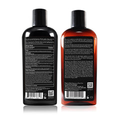 Brickell shampoo lather close-up showing texture that helps remove flakes