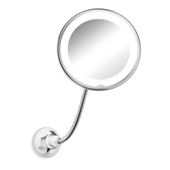 Brightown front view mounted mirror showing compact design and stability