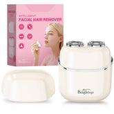 Brightup front view showing compact shaver and sleek finish for easy portability