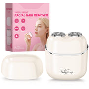 Brightup front view showing compact shaver and sleek finish for easy portability