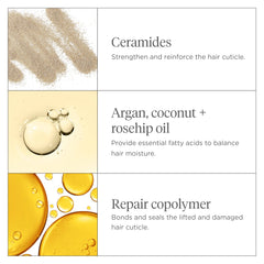 Briogeo product being applied to wet hair demonstrating easy distribution