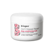 Briogeo front jar view showing product packaging and easy grab for weekly treatment