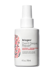 Briogeo front packaging showing leave-in treatment for split end repair