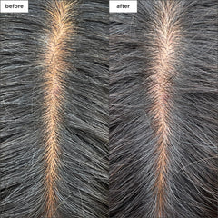 Briogeo mask being applied to scalp demonstrating soothing effect