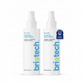 BRIOTECH front packaging showing two 2oz bottles and travel convenience