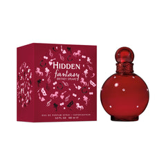 Britney Spears Hidden Fantasy spraying mist demonstrating fragrance application benefit