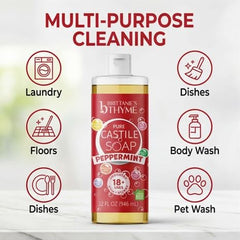 Brittanie's pump dispensed into hands showing moisturizing cleanse benefit