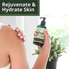 Brookethorne Naturals applied to hands demonstrating easy application