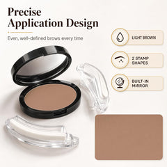 Browlyn powder texture detail highlighting blendable, buildable coverage