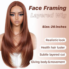 BrownBomb bangs close-up displaying pre-plucked edge and instant styling benefit
