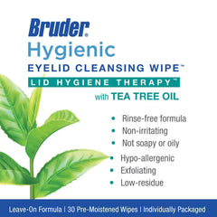Bruder close-up textured wipe surface highlighting gentle exfoliation and debris removal