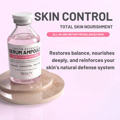 BRÜUN serum applied to hands demonstrating smooth spreadability and non-greasy finish