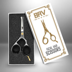 BRV MEN close-up of high-carbon stainless blade highlighting sharp, long-lasting edge