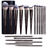 BS-MALL front view of 18-piece coffee brush set showing full kit benefit