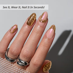 BTArtbox close-up of nail texture and slim 0.4mm tip for natural fit