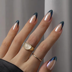 BTArtbox front packaging showing almond French tip nails and easy staging benefit