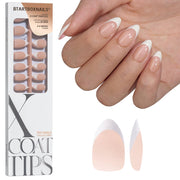 BTARTBOXNAILS front packaging showing 160-piece French tip set and benefits