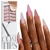 BTArtboxnails front packaging showing elegant nude stiletto set and convenience