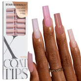 BTArtboxnails front packaging showing full 160-piece kit and included glue