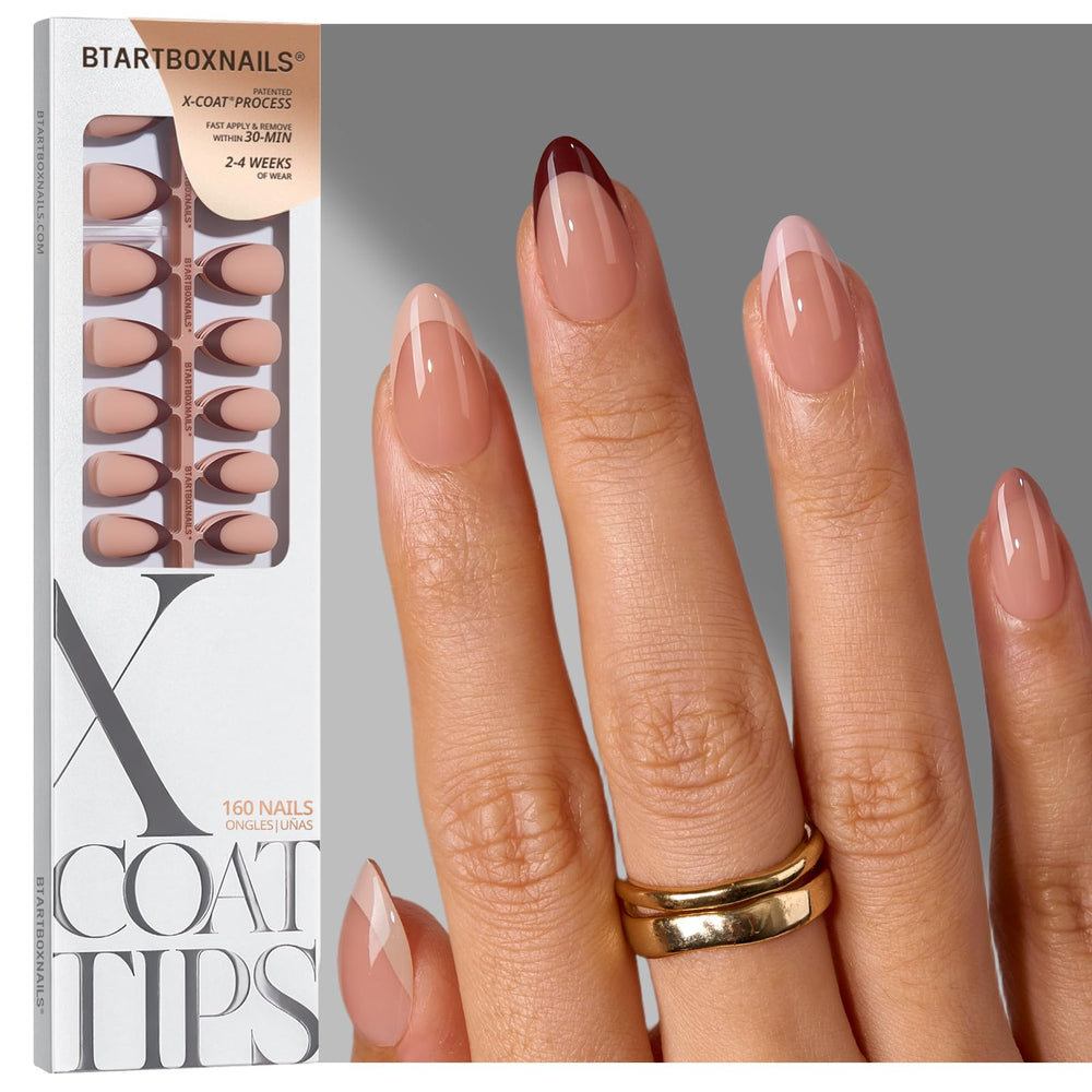 BTArtboxnails front packaging showing 160-piece set and benefits