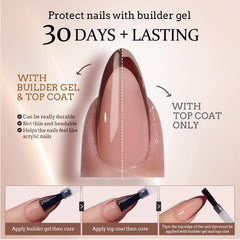 BTArtboxnails kit components with lamp and gels for durable adhesion