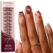 BTArtboxnails packaging front showing 160-piece kit and designs, easy at-home use