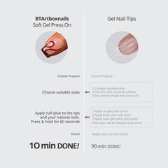 BTArtboxnails size comparison layout with 16 sizes, ensures proper fit benefit