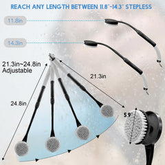 BTideas extended handle demonstrating reach and ergonomic benefit